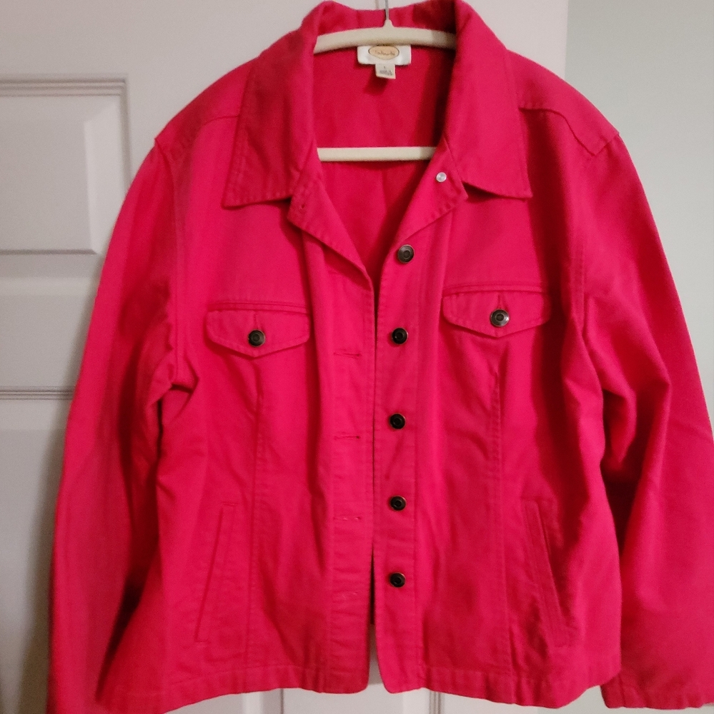Talbots Vibrant Pink Blazer